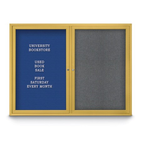 United Visual Products Corkboard, Dark Spruce/ White, 48" x 36" UV431H-WHITE-DRKSPR